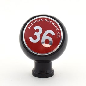 36 1930s Ball Tap Knob ALTOONA SCARCE MINTY