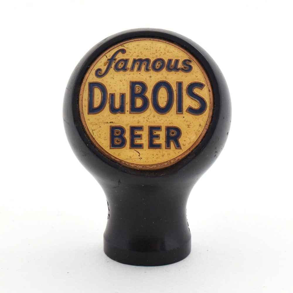 Du Bois Famous Beer 1930s Enameled Ball Tap Knob (1 of 4)