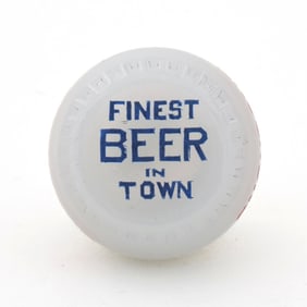 Duquesne 1930s Newman Faucet Style Tap Knob FROSTY ICE FINEST BEER IN TOWN