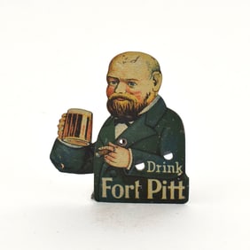 Fort Pitt Pre-Prohibition Tin Clicker Toy Gadget