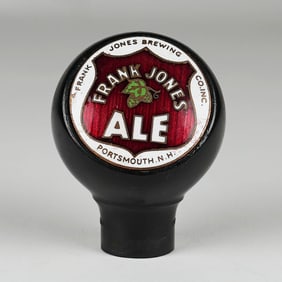 Frank Jones Ale Porcelain Metal Ball Tap Knob