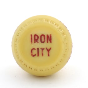 Iron City 1930s Newman Faucet Style Tap Knob DIJON SWIRL