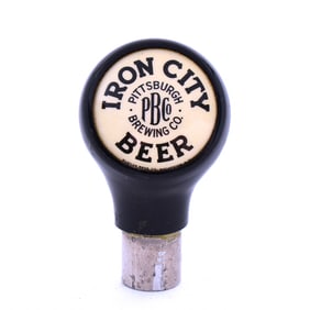Iron City Beer 1930s Ball Tap Knob NICE SCARCE