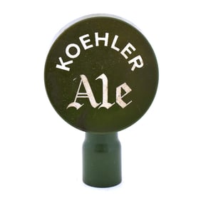 Koehler Ale 1940s Plastic Tap Knob ALL GREEN