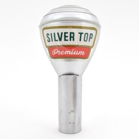 Silver Top 1950s Figural Plastic Tap Pull