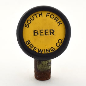 South Fork Beer Unusual 1930s Rubber Sleeve Tab Knob RARE