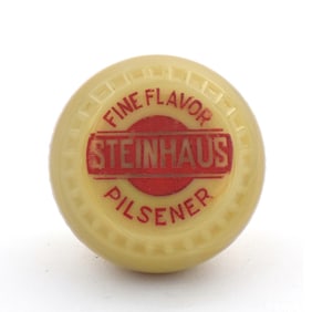 Steinhaus Fine Flavor Lager Newman Faucet Style Tap Knob RED-DIJON SWIRL