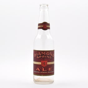 Diamond Spring Ale 1930s Bottle EXCELLENT