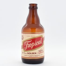 Tropical Golden Beer 1950s Steinie Bottle