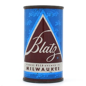Blatz Beer Xmas Color Series Flat Top BLUE 39-12
