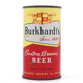 Burkhardts Beer Flat Top CUSTOM BREWED 47-9