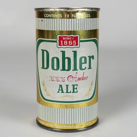 Dobler Amber Ale Flat Top ALBANY w Hampden-Harvard VANITY LID L54-11 RARE