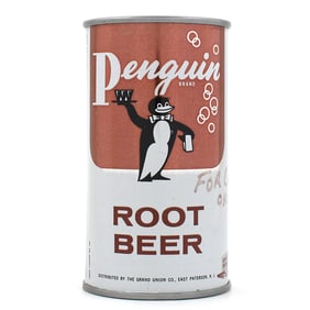 Penguin Root Beer Soda Flat Top PRESS PROOF