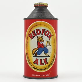 Red Fox Ale Cone Top ACTUAL 180-25 RARE