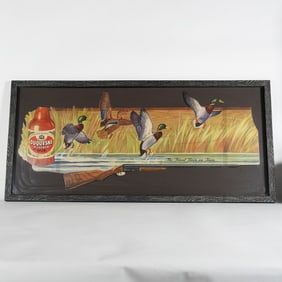 Duquesne Pilsener Beer Finest Beer In Town Duck Hunting Diecut Sign