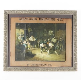 Germania Brewing Co Johnstown PA Mat and Litho