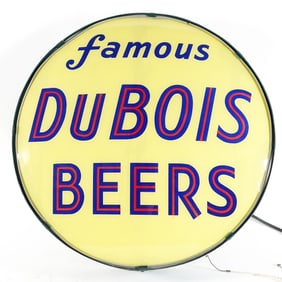 Dubois Famous Beers RPG Large Illuminated Sign RARE