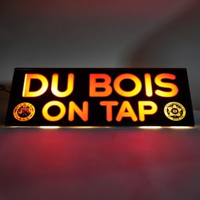 Dubois On Tap PIXIE Ale Illuminated Sign RARE