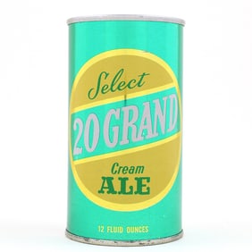 20 Grand Ale Pull Tab 4 CITIES UNLISTED