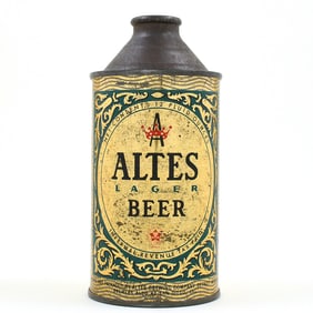 Altes Beer Cone Top IRTP DETROIT 21 CANNING CODE 150-12