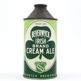Beverwyck Irish Brand Cream Ale Cone Top 1845 DATE 152-7