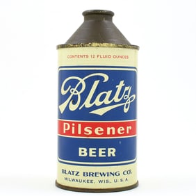 Blatz Pilsener Beer Cone Top 153-28 EXCELLENT