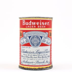 Budweiser Beer 10 Ounce Flat Top 44-9