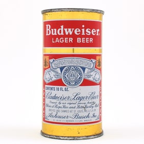 Budweiser Beer Tall 10 Ounce Flat Top 44-10