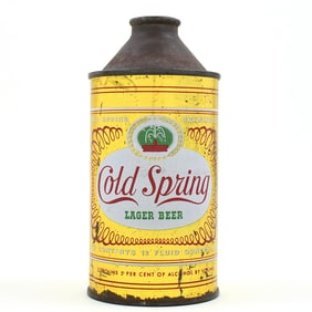 Cold Spring Beer Cone Top 5 PERCENT 151-1