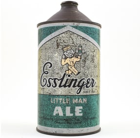 Esslingers Ale Quart Cone Top 208-12 SCARCE