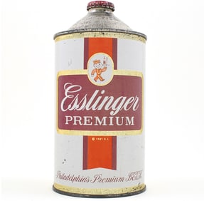 Esslingers Premium Beer Quart Cone Top 209-1 CLEAN