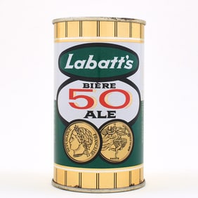 Labatt's 50 Ale Canadian Flat Top RARELY CLEAN