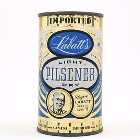 Labatt's Pilsener Beer Canadian Flat Top IMPORTED