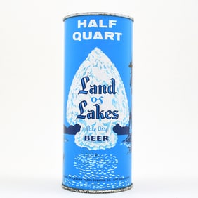 Land of Lakes Beer 16 Ounce Flat Top PILSEN 232-2 SHARP