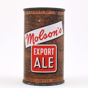 Molson's Export Ale Canadian Flat Top