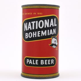 National Bohemian Beer Flat Top BALTIMORE KEGLINED 102-5 CLEAN