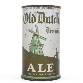 Old Dutch Brand Ale Instructional Flat Top 105-27 OI 594