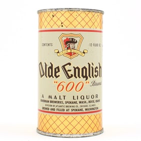 Olde English 600 Malt Liquor Flat Top BOHEMIAN 108-40 EXCELLENT