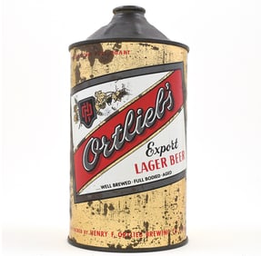 Ortliebs EXPORT Lager Beer Quart Cone Top 216-14