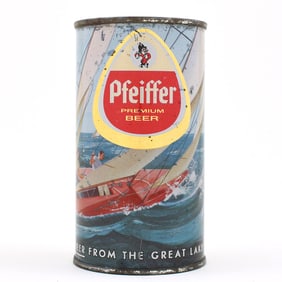 Pfeiffer Beer Outdoor Set Flat Top LIGHT SAILBOAT METALLIC ORIGINAL 114-8