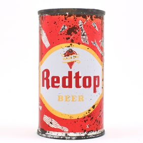 Redtop Beer Color Series Flat Top BOWLING RED 119-40 SCARCE