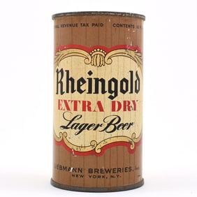 Rheingold Extra Dry Beer Flat Top 124-1 ORIGINAL