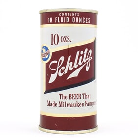 Schlitz Beer 10 Ounce Flat Top 129-30 MINTY