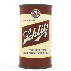 Schlitz Beer Flat Top 1949 MILWAUKEE NON-IRTP UNLISTED