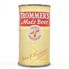 Trommers Malt Beer Flat Top SEMI METALLIC 139-32 EXCELLENT