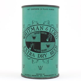 Whitman and Lord Beer Flat Top 145-20