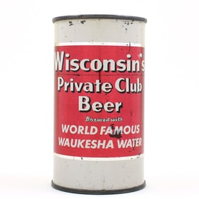 Wisconsin Private Club Beer Flat Top FOX HEAD 146-31