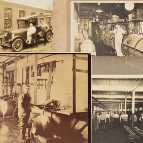 Pre-Prohibition Brewery Scene Photos Lot of 4