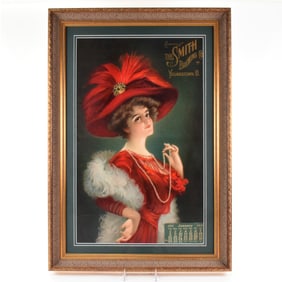 Smith Brewing Co Pre-Prohibition 1911 Calendar Lithograph PHENOMENAL