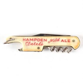 Hampden Mild Ale 1930s Pocket Knife Multitool RARE